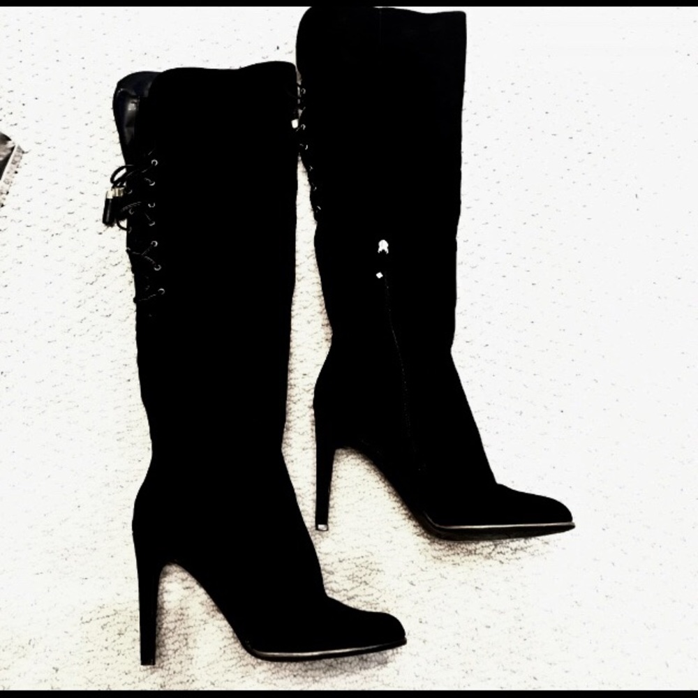 Sam and Libby over the knee boots.